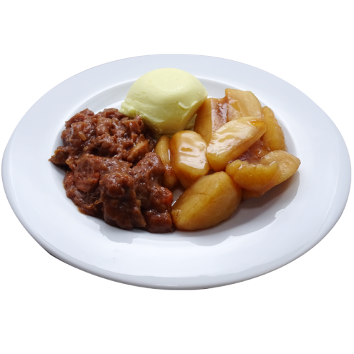 Belgisch stoofpot(r), Gestoofde appelen Aardappelpuree(natrium/zoutarm)
